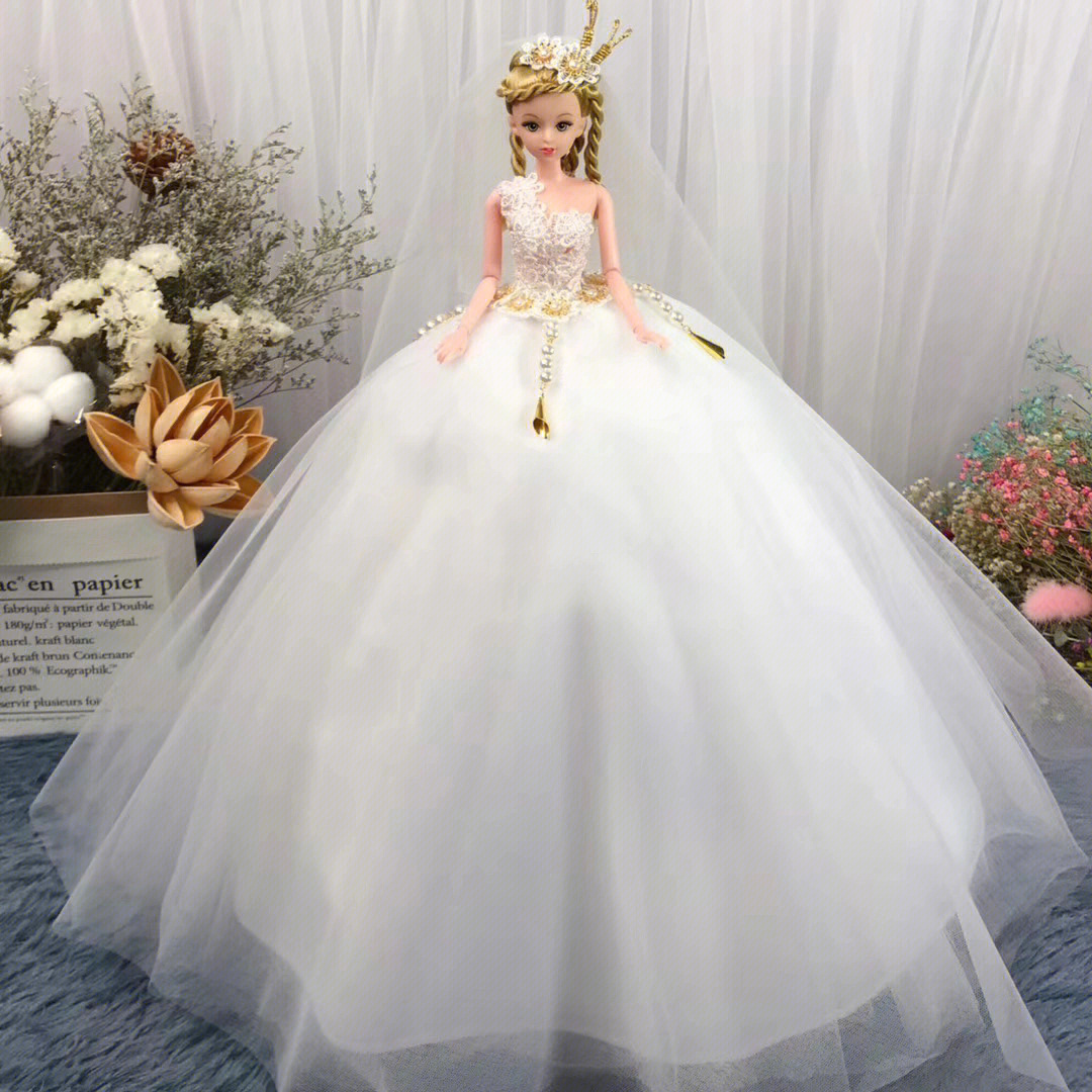 给娃娃穿美丽漂亮的婚纱礼服游戏_娃娃婚纱衣服做法_娃娃婚纱教程