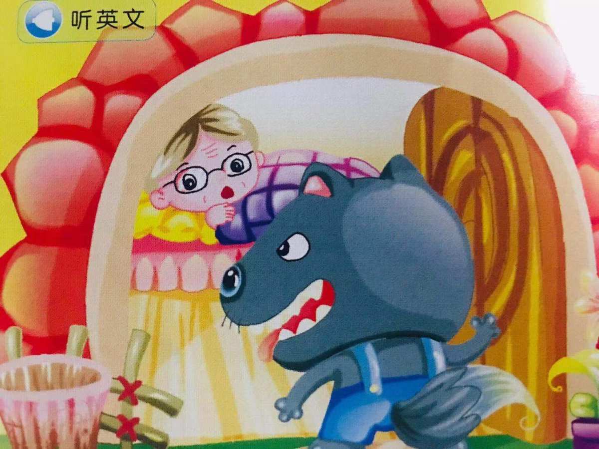 灰狼跟小红帽的故事小视频_大灰狼和小红帽故事视频_灰狼和小红帽