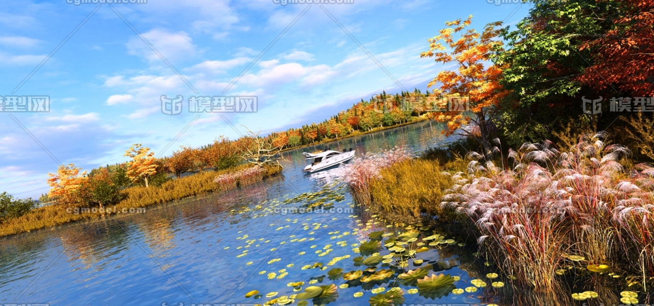 水墨沼泽水底_水墨沼泽的水_水墨沼泽